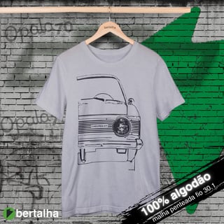 Nome do produto Camiseta || Frente opala 70 || logo preto