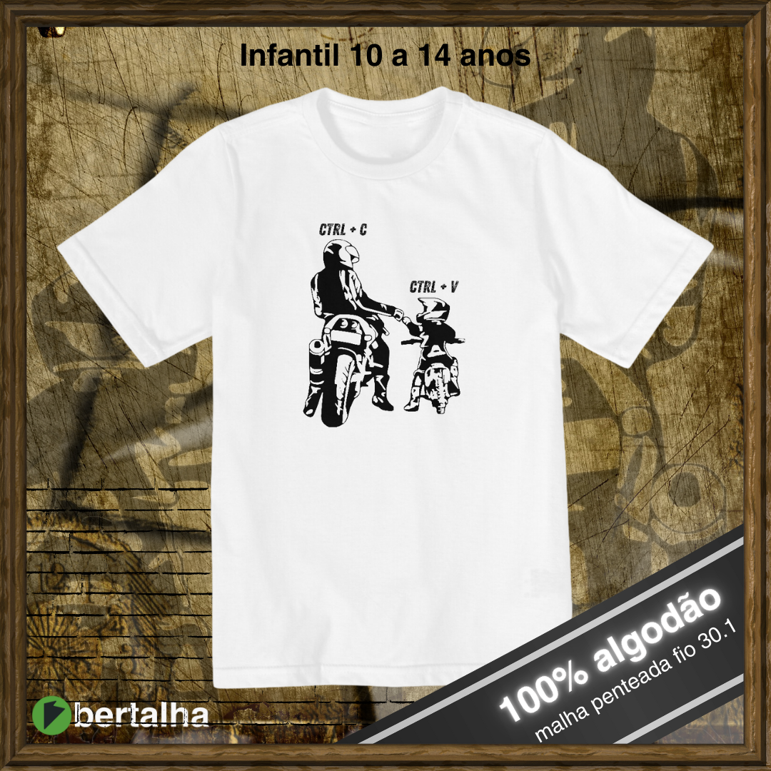 Nome do produto: Adolescente branca || Motocas || Pais e filhos 