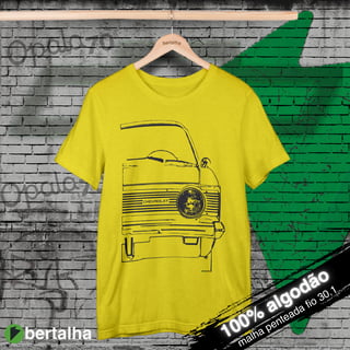 Nome do produto Camiseta || Frente opala 70 || logo preto