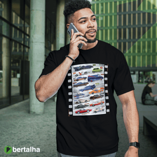Nome do produto Camiseta || Carros de filmes