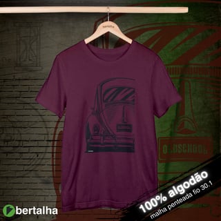 Nome do produto Camiseta || Fusca Old School || Black Stamp