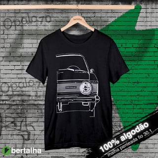 Nome do produto Camiseta || Frente opala 70 || logo branco
