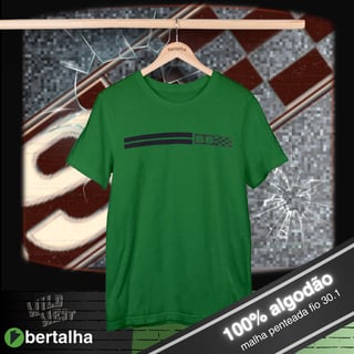 Nome do produto Camiseta || Opala SS faixas || preto