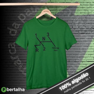 Nome do produto Camiseta || Fusca marchas || preta