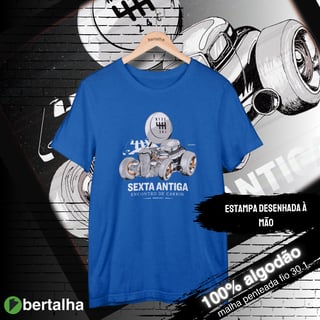 Nome do produto Camiseta || Oficial Sexta Antiga || arte desenhada à mão