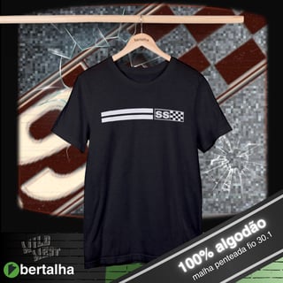 Nome do produto Camiseta || Opala SS faixas || branca