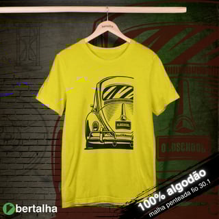Nome do produto Camiseta || Fusca Old School || Black Stamp