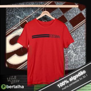 Nome do produto Camiseta || Opala SS faixas || preto