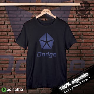 Nome do produto Camiseta || Dodge emblema