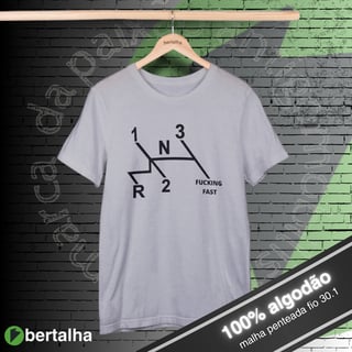 Nome do produto Camiseta || Fusca marchas || preta