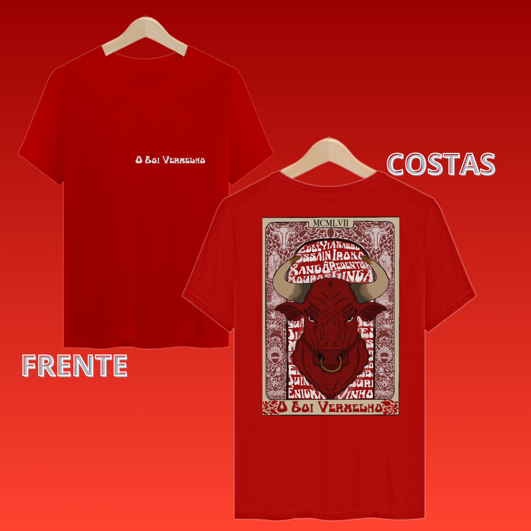 Nome do produto: Camiseta O Boi Vermelho - UPM