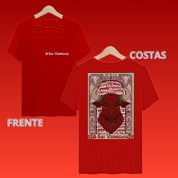 Camiseta O Boi Vermelho - UPM