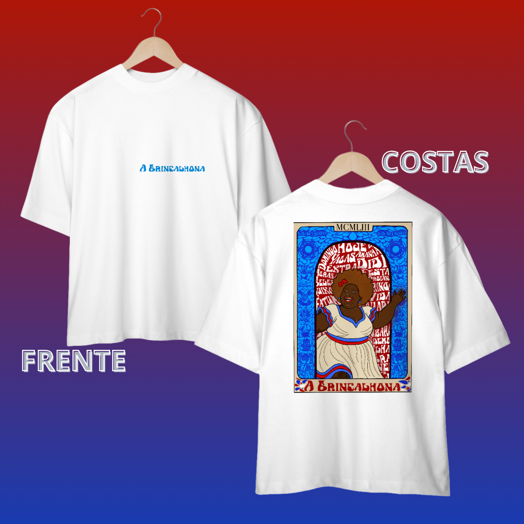 Nome do produto: Oversized A Brincalhona - União da Ilha