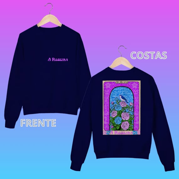 Moletom A Roseira - Rosas de Ouro