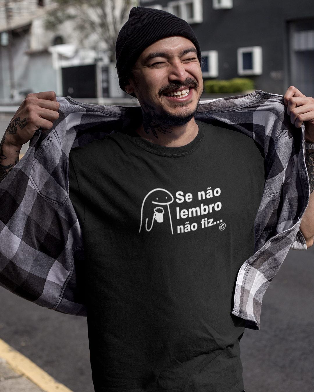 Camiseta Se não Lembro, Não fiz...