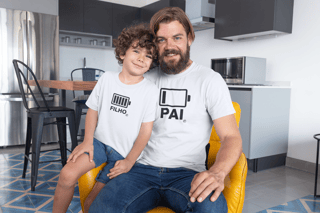 Nome do produto Camiseta Pai e Filho - Bateria Parte 1