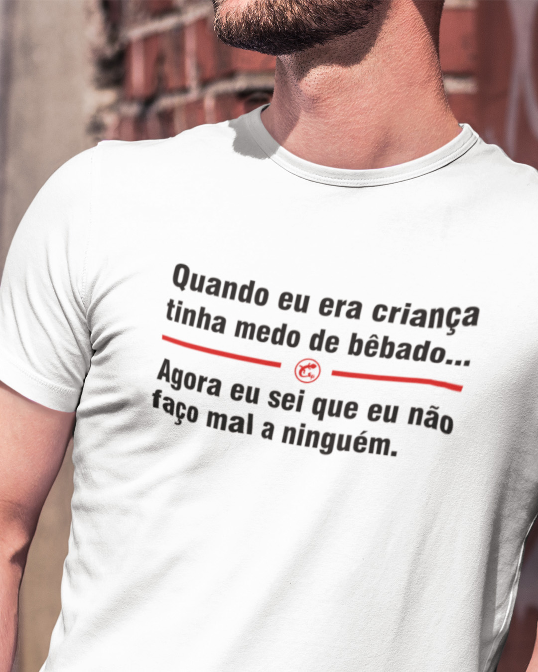 Camiseta de Boteco Medo de Bêbado