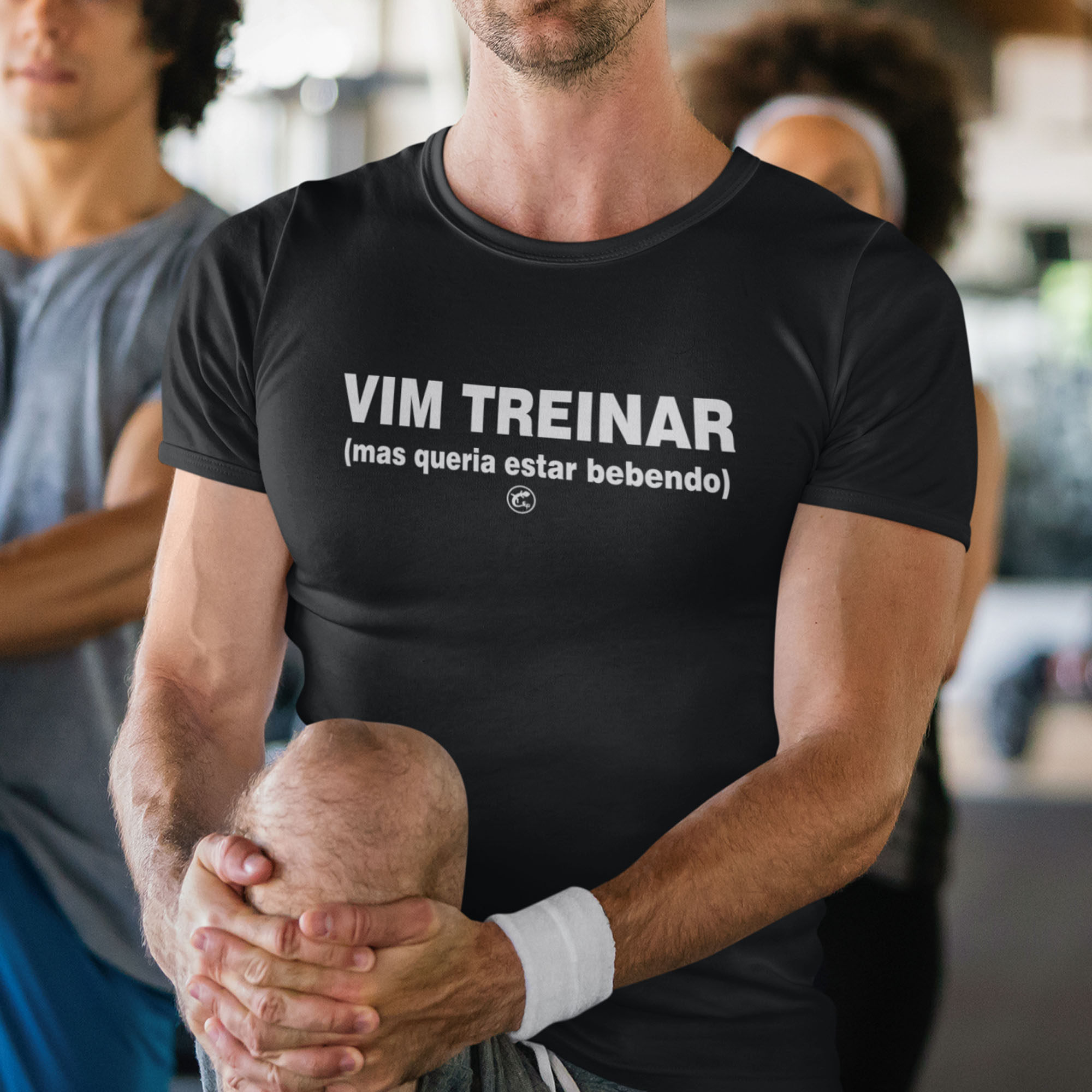 Camiseta Dry UV - Vim Treinar, mas queria estar bebendo