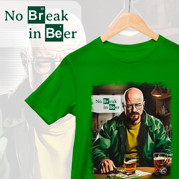 Nome do produto: Camiseta de Boteco No Break in Beer