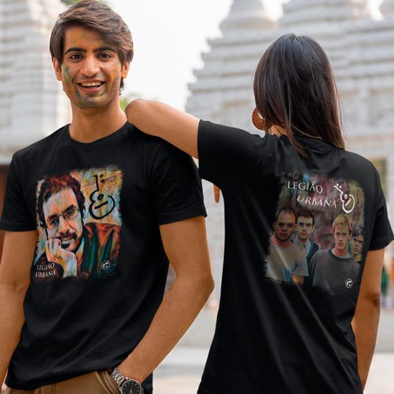 Nome do produto: Camiseta Legião Urbana - Frente e Costas