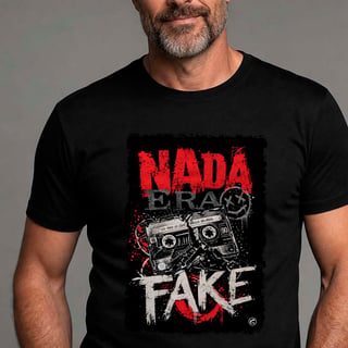 Nome do produto Camiseta Nada era Fake