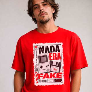 Camiseta Nada era Fake