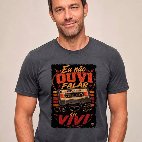 Camiseta eu não ouvi falar, eu vivi