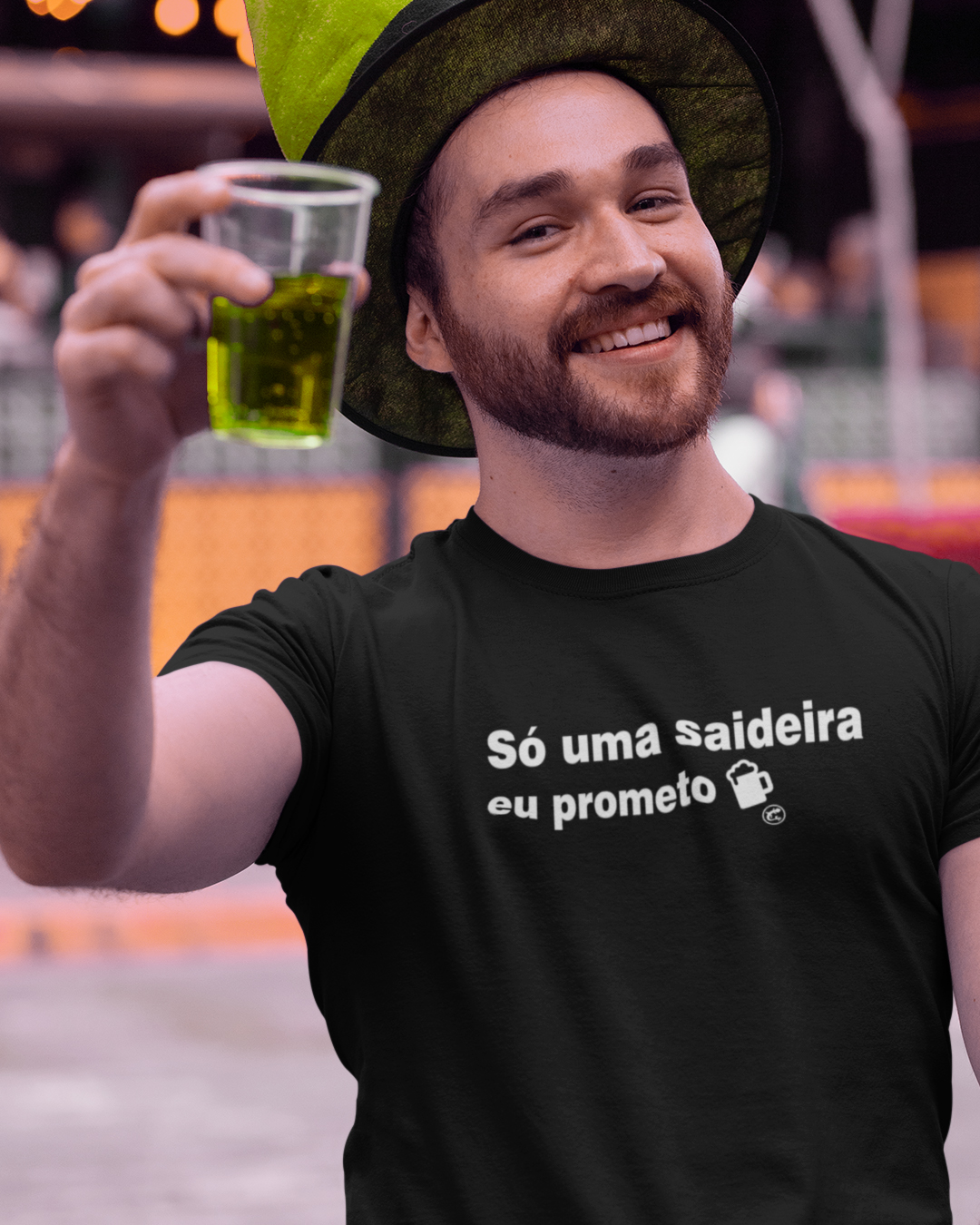 Camiseta de Boteco Só uma saideira, eu prometo!