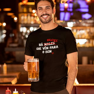 Camiseta de Boteco Há Bares que vêm para o Bem