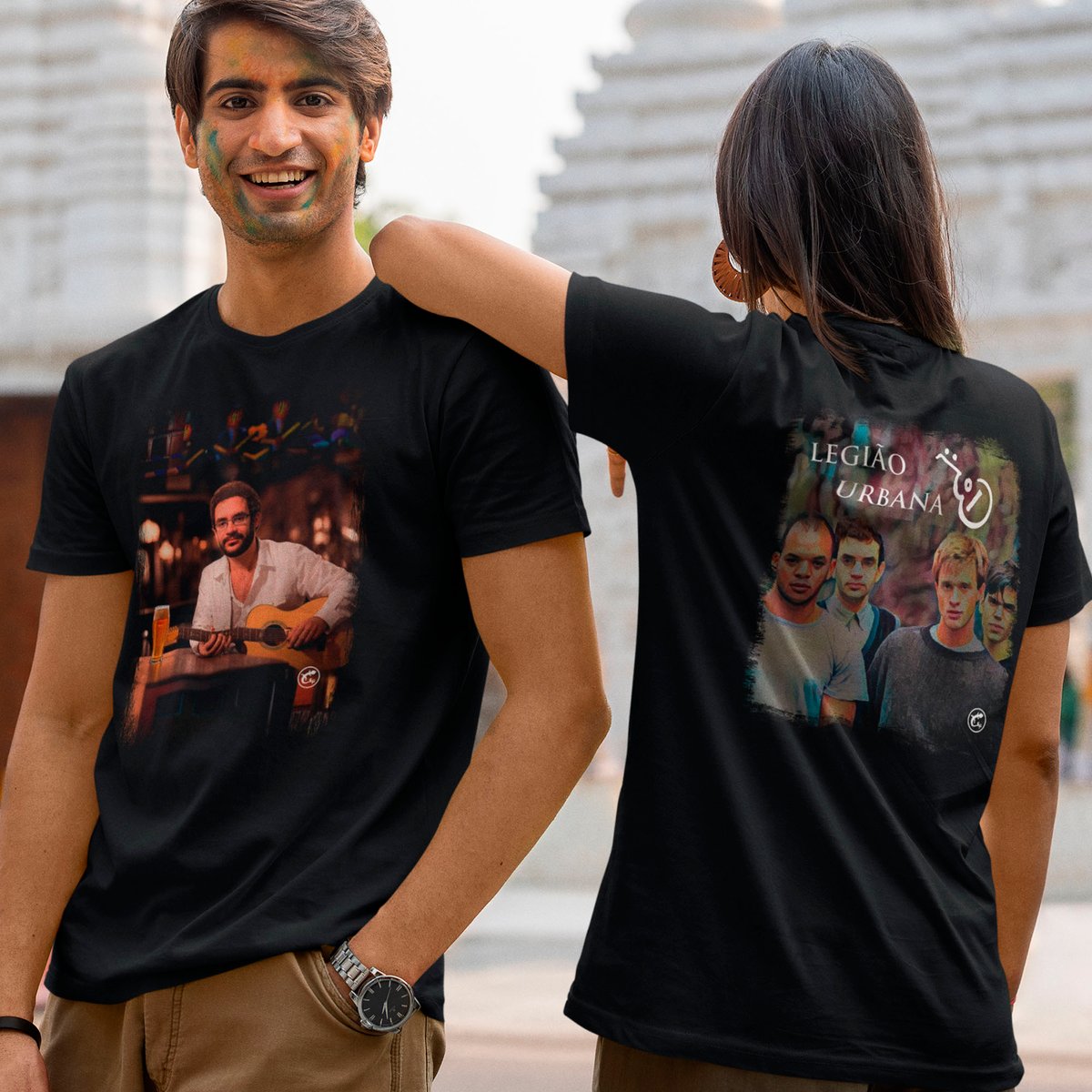 Nome do produto: Camiseta Legião Urbana - Frente e Costas
