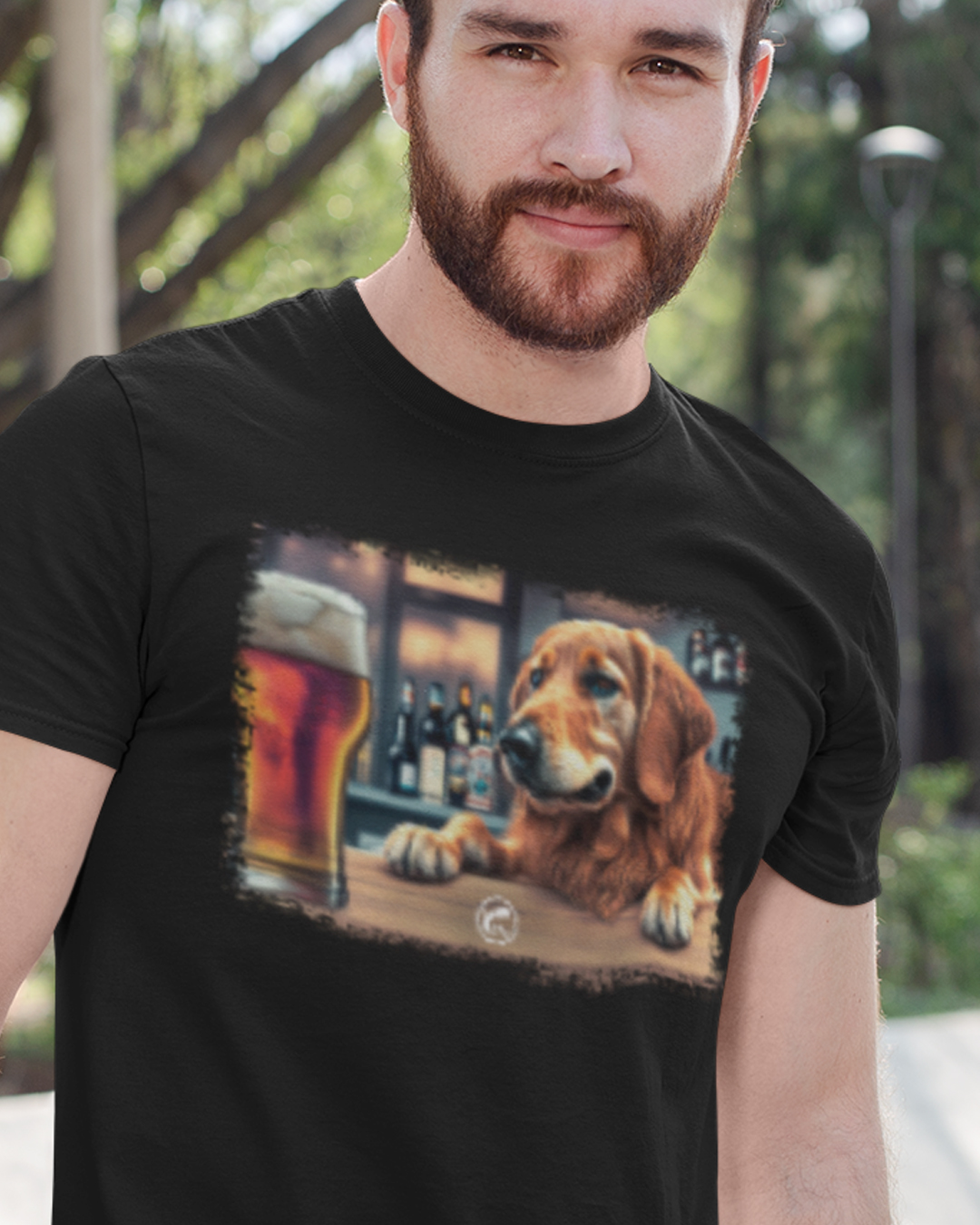 Camiseta de Boteco Melhores Amigos do Homem - Golden Retriever