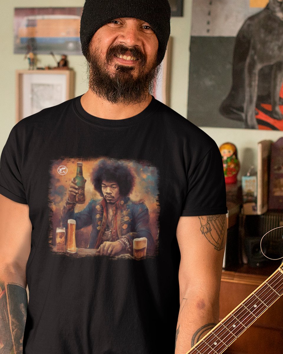 Nome do produto: Camiseta de Rock Jimi Hendrix