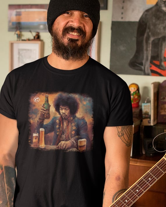 Camiseta de Rock Jimi Hendrix