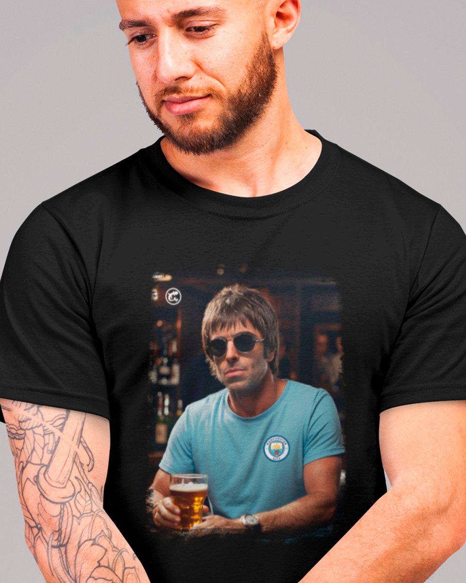 Nome do produto: Camiseta de Boteco Liam Gallagher