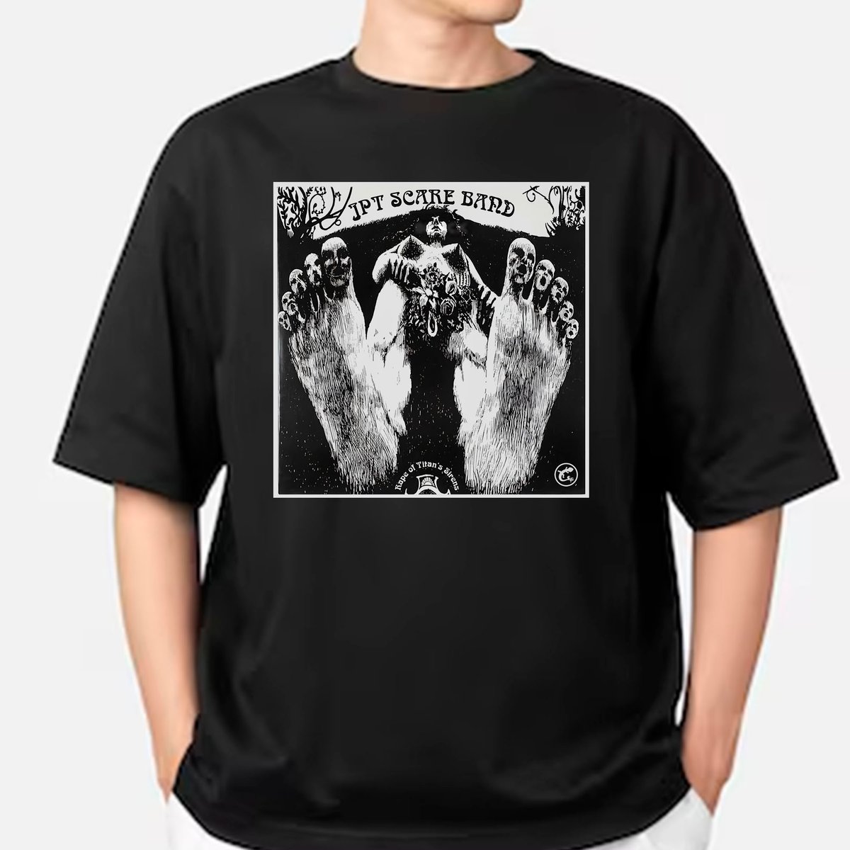 Nome do produto: Camiseta Oversized - JPT Scare Band