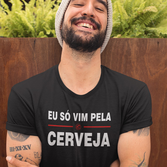 Camiseta de Buteco Eu só vim pela cerveja