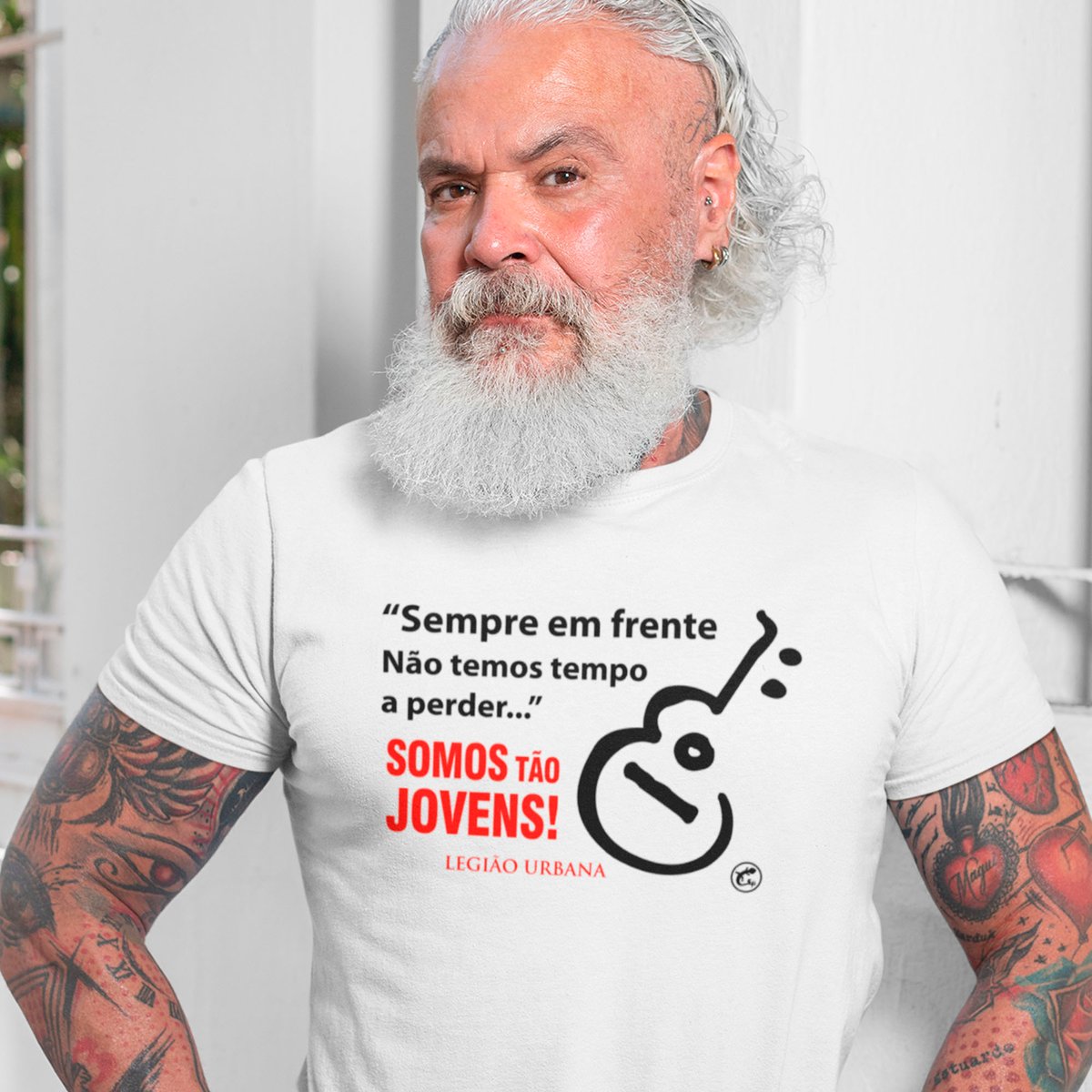Nome do produto: Camiseta Legião Urbana - Tempo Perdido
