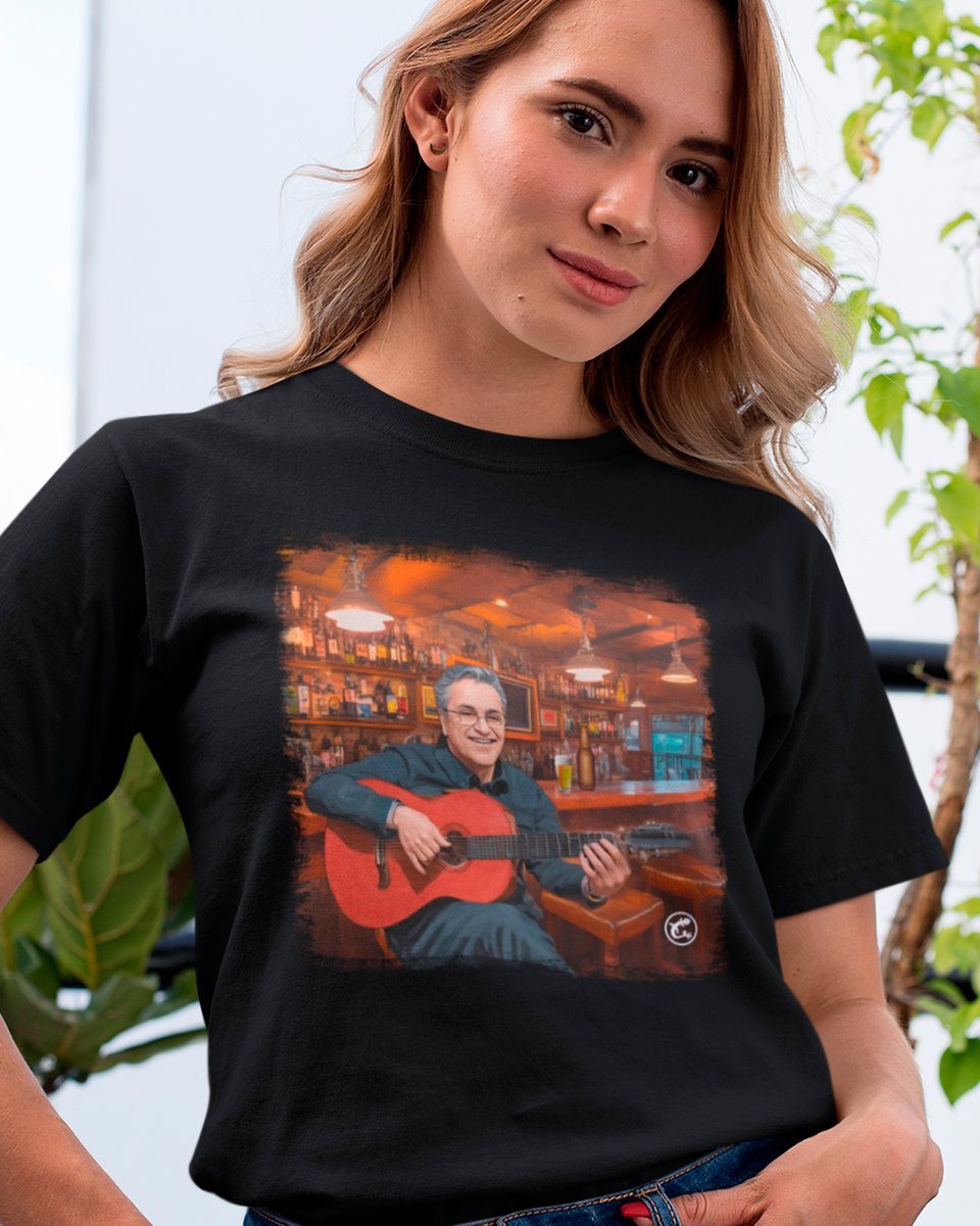 Nome do produto: Camiseta de Boteco Caetano Veloso
