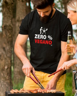 Camiseta Zero por cento Vegano