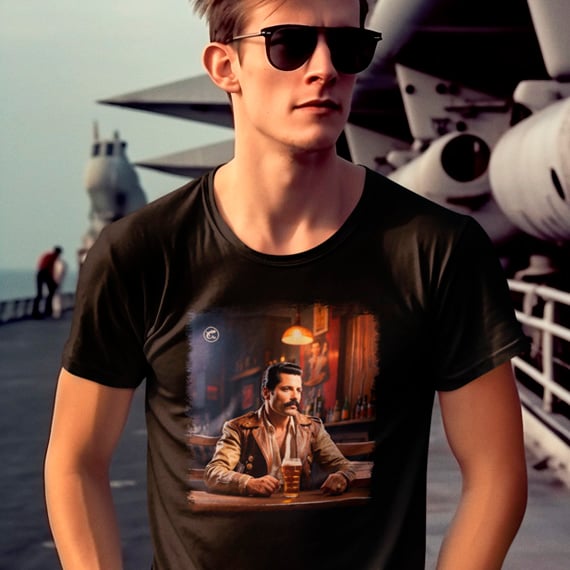 Nome do produto: Camiseta de Rock Freddie Mercury