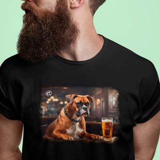 Camiseta Melhores Amigos do Homem - Boxer