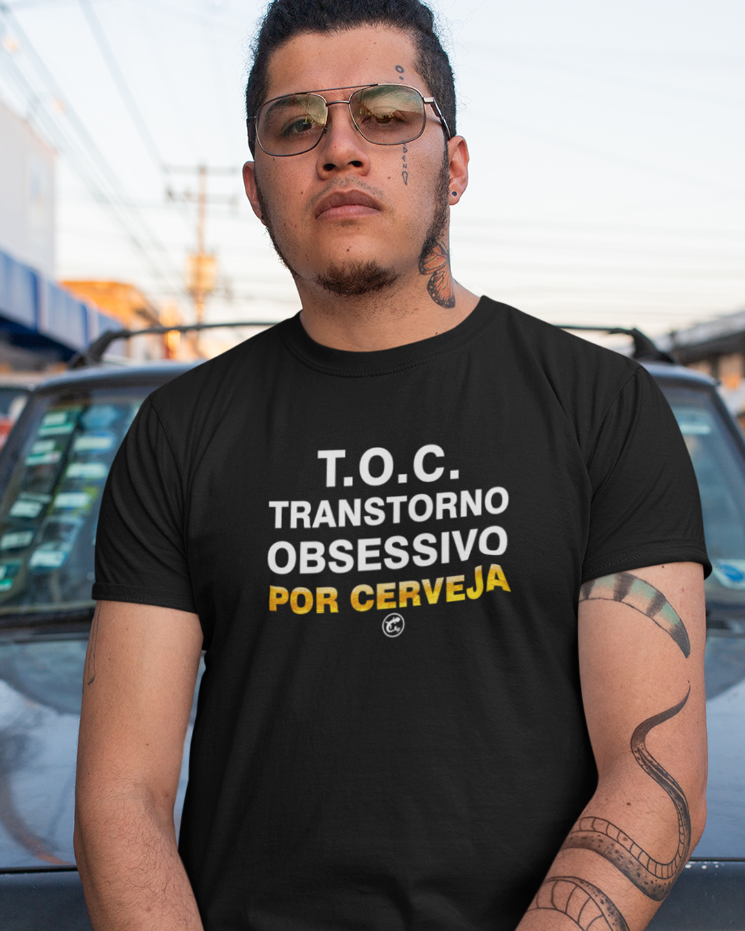 Camiseta T.O.C. - Transtorno Obsessivo por Cerveja