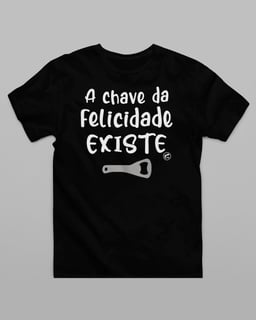 Nome do produto Camiseta de Boteco A chave da felicidade
