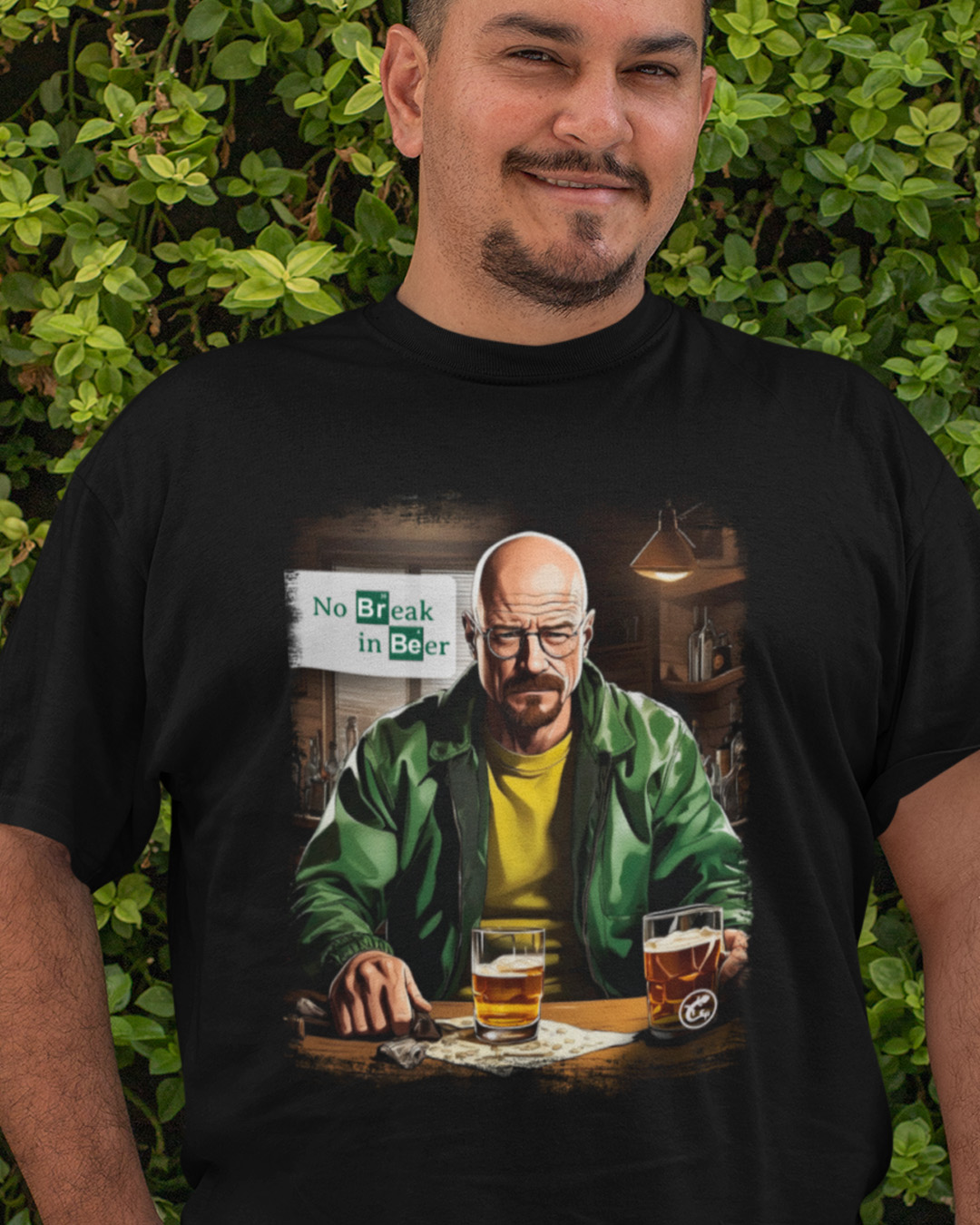 Camiseta de Boteco No Break in Beer - Plus Size