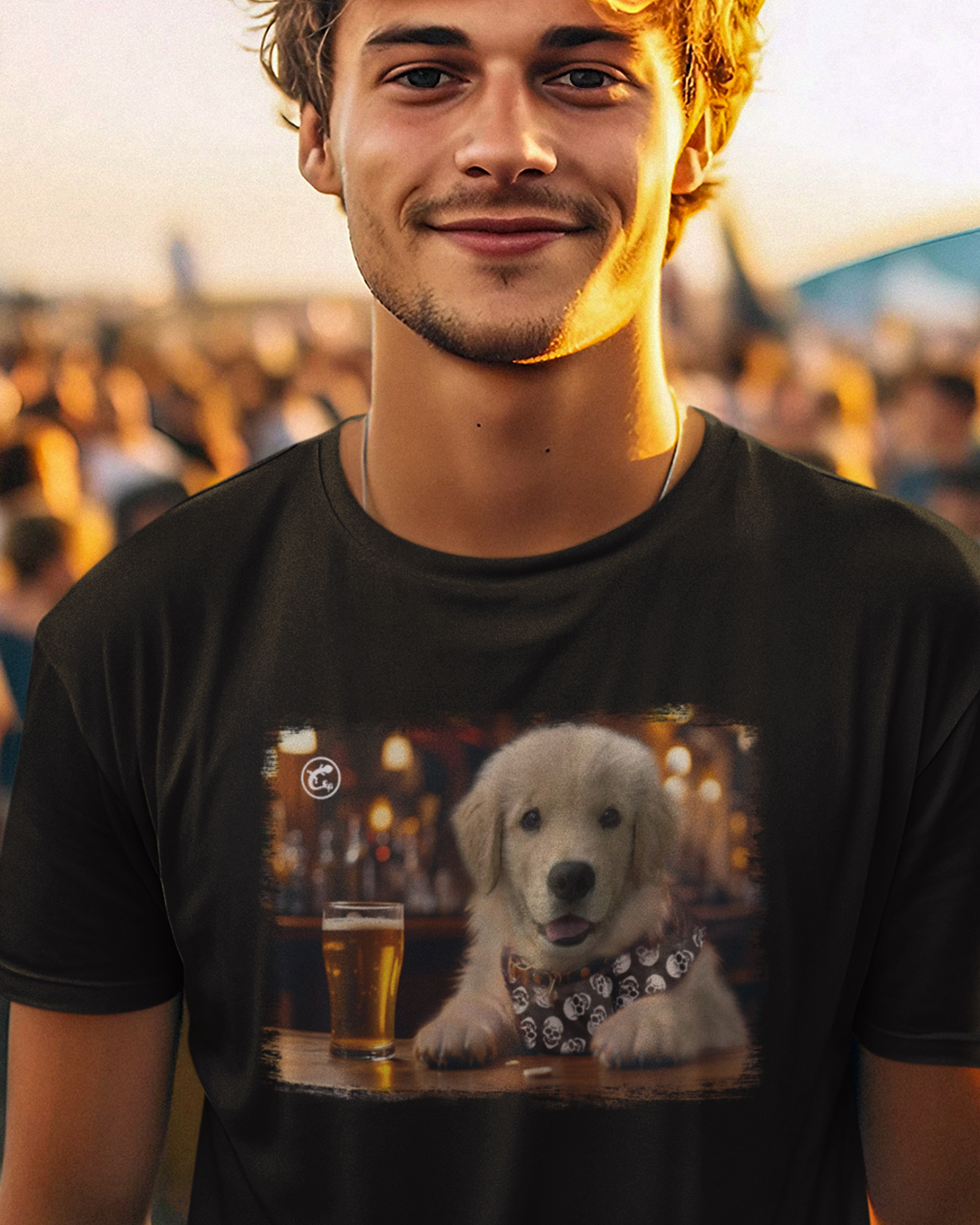 Camiseta de Boteco Golden Puppy Jack