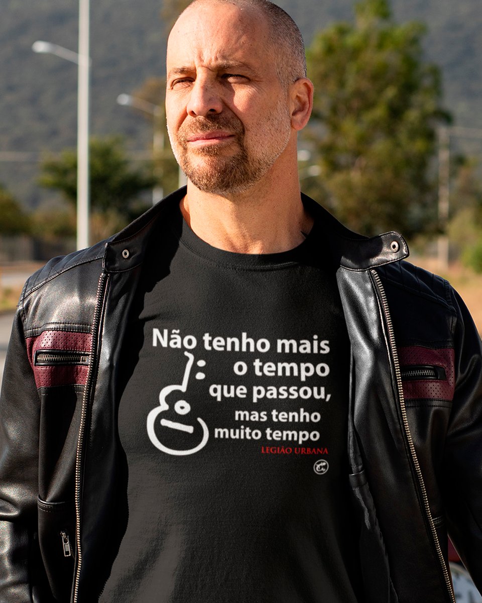 Nome do produto: Camiseta Legião Urbana - Tempo Perdido