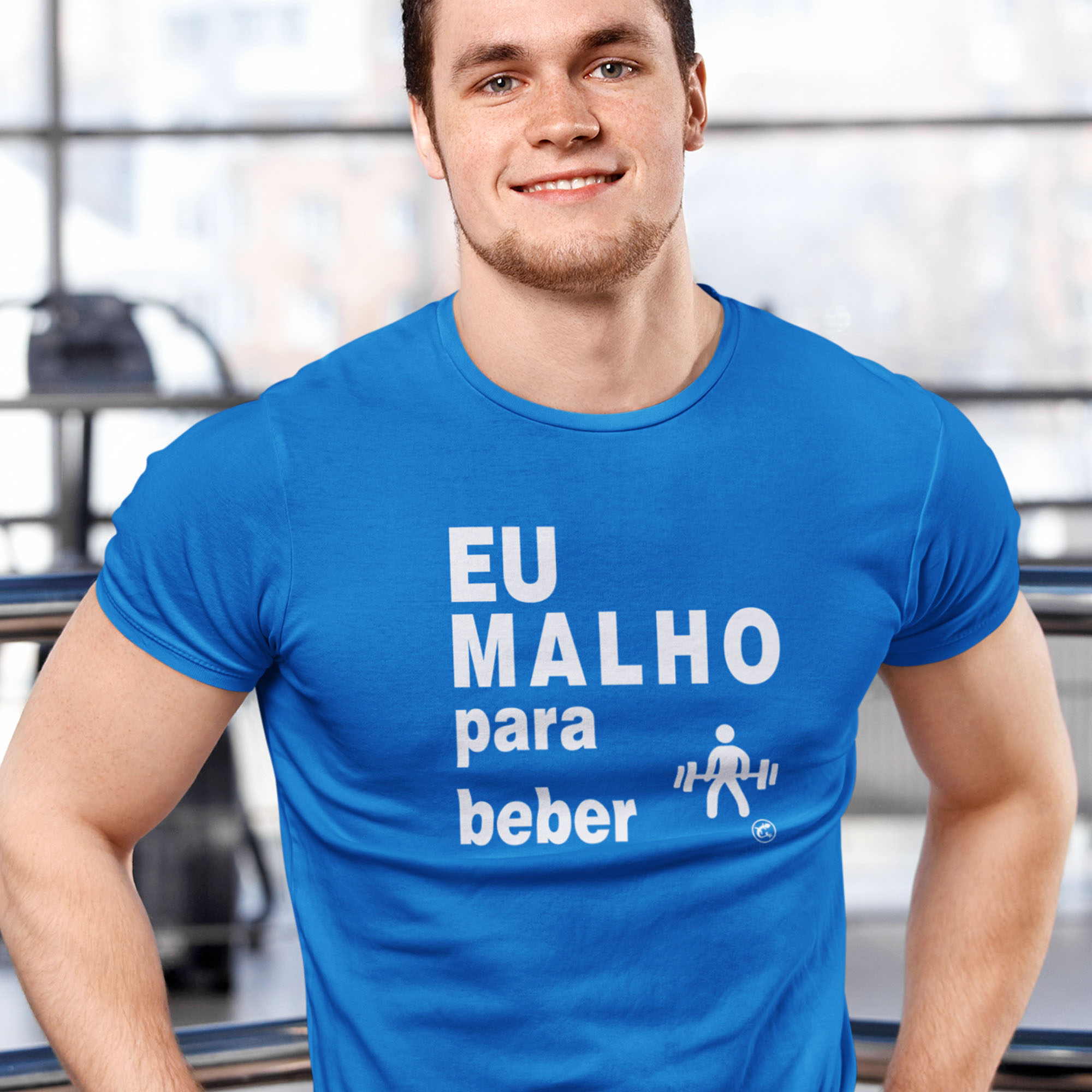 Camiseta Dry UV - Eu Malho para Beber