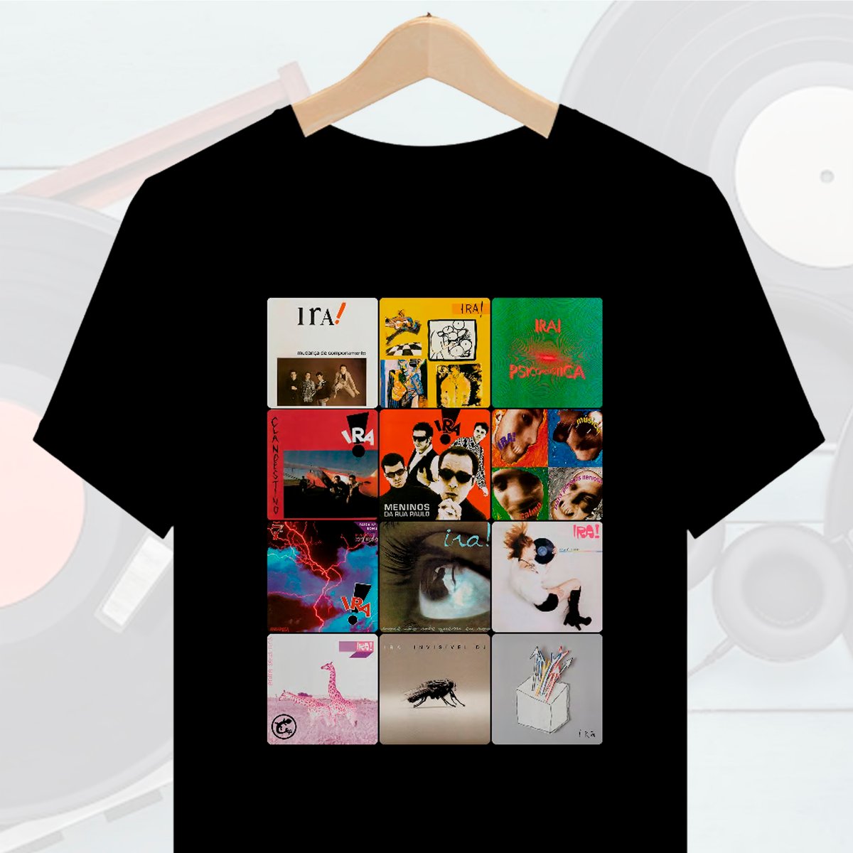 Nome do produto: Camiseta do Ira - Discografia