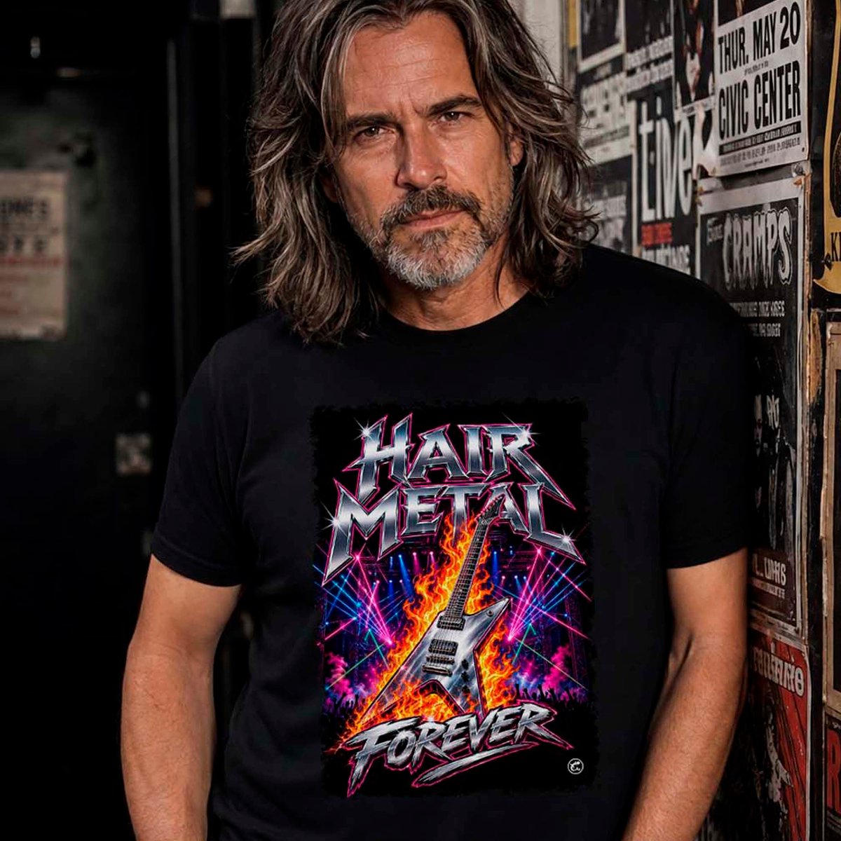 Nome do produto: Camiseta Hair Metal Forewer