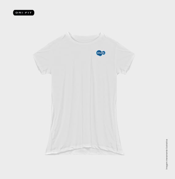 Camiseta Dry Fit Baby Long EMS